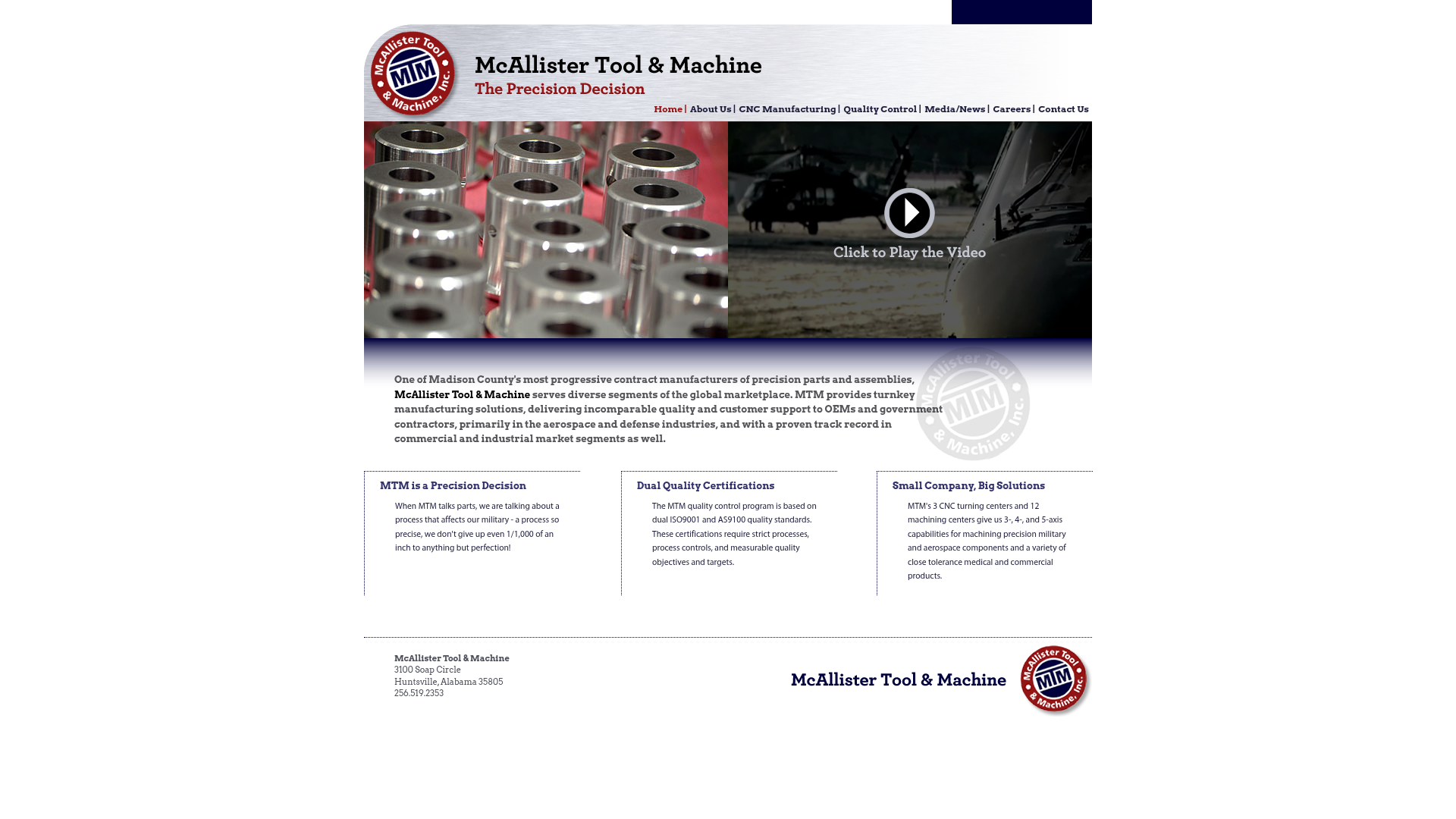 McAllister Tool & Machine original